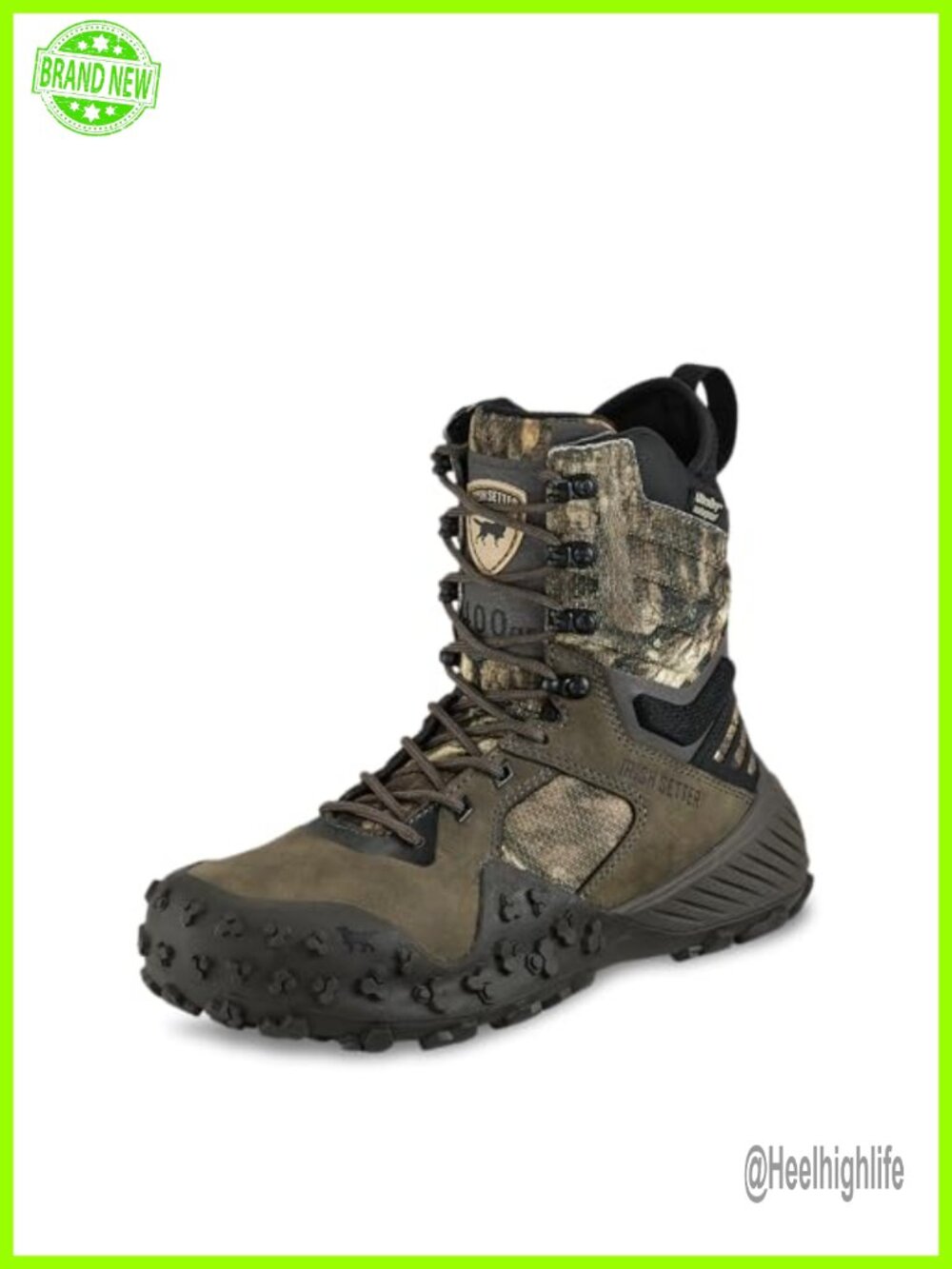 Waterproof Insulated Leather Nylon Hunting Boots for Women